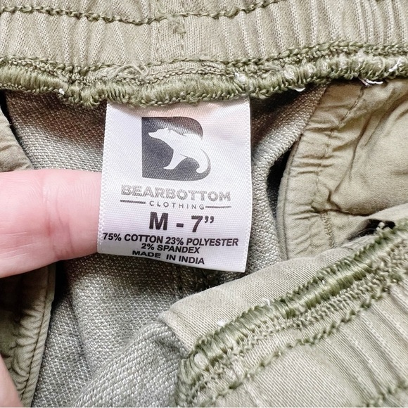 2/25 BEARBOTTOM Stretch Chino Short Mens Classic Shorts Button 7inch medium m - Picture 5 of 6